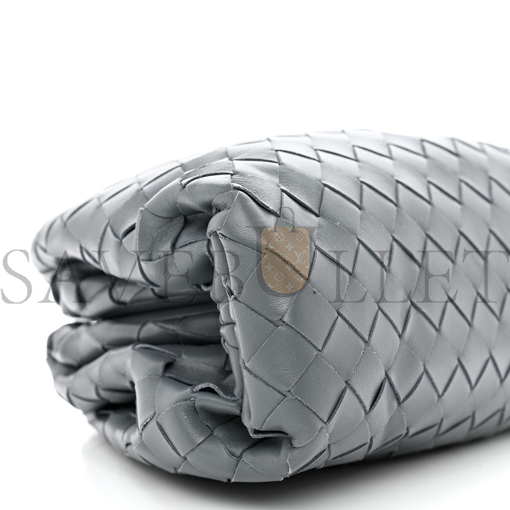 bo*te*ga Ve*ne*ta nappa intrecciato teen pouch thunder (30*17*8cm)